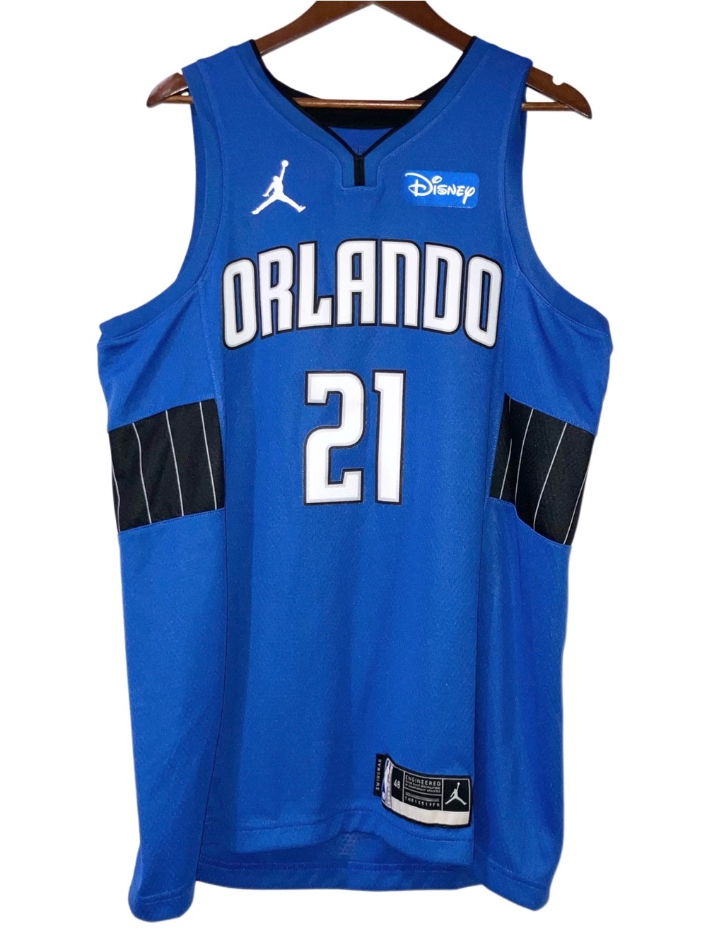 Orlando Magic Authentic Blue Statement Swingman Nike Stitched Jersey L 48/6 NWT